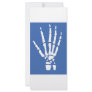Bone Finger hand Rack Card Template