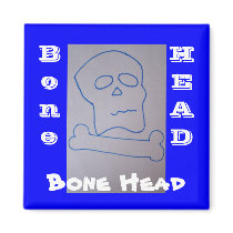 Bone head magnet