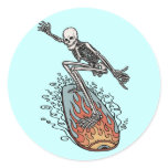 Bonehead Board Dude Sticker