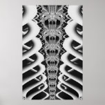 BONES - Fractal Art Poster