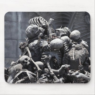 BONES MOUSE MATS by zipflmeister
