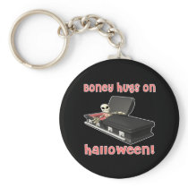 Boney-Hugs-on-Halloween Keychain