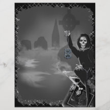 boneyard halloween flyer design
