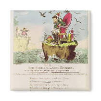 Boney's Elba Chair, published by S. Knight Refrigerator Magnet