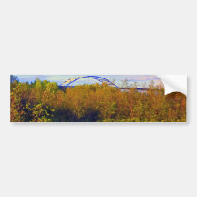 Bong Bridge from Wetlands Bumper Stickers