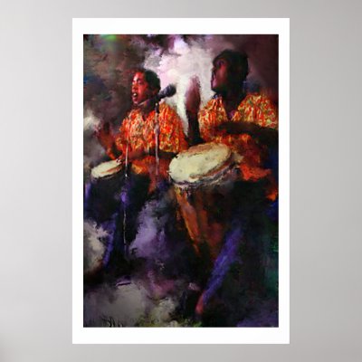 Bongo Players Posters by Sandhaus