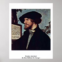 Boniface Amerbach By Hans Holbein The Younger Posters