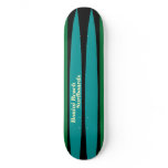 Bonini Beach Surfboards BLK WHT BLU Green Job skateboards