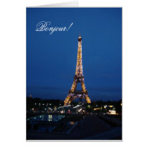 Bonjour! Greeting Cards