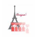 Bonjour! t-shirts