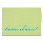 Bonne Chance! cards