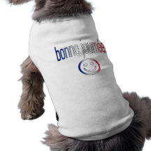 Bonne Journée! Canada Flag Colours Pet T Shirt
