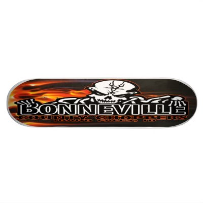 Bonneville County Choppers Skateboard Deck by BonnevilleChoppers