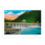 Bonneville Dam on Columbia River Postcards