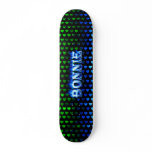 Bonnie blue fire Skatersollie skateboard.