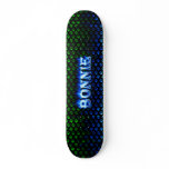 Bonnie blue fire Skatersollie skateboard.