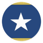 Bonnie Blue Flag First Texas Cofederate Volunteers Stickers