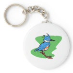Bonnie Blue Jay Key Chain