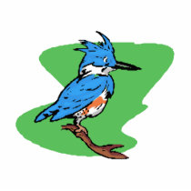 Bonnie Blue Jay Photo Sculpture