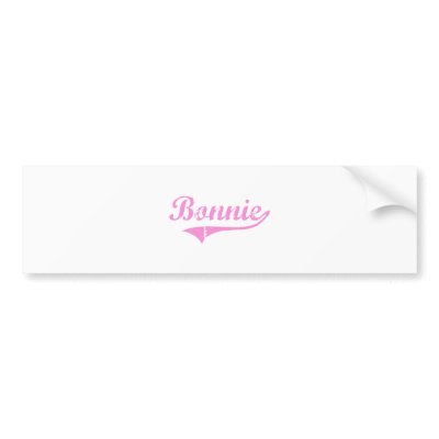 Bonnie Classic Style Name by nameshirt