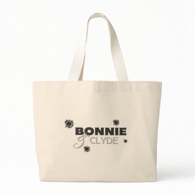 Bonnie & Clyde Tote Bag by bonnieandclydemusic