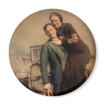 Bonnie & Clyde Refrigerator Magnets