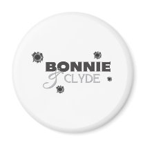 Bonnie & Clyde Refrigerator Magnet