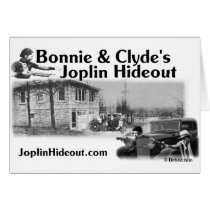 Bonnie & Clyde's Joplin Hideout Greeting Card