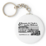 Bonnie & Clyde's Joplin Hideout keychains