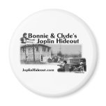 Bonnie & Clyde's Joplin Hideout magnets
