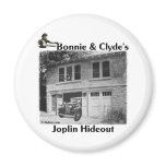 Bonnie & Clyde's Joplin Hideout magnets