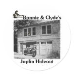 Bonnie & Clyde's Joplin Hideout stickers