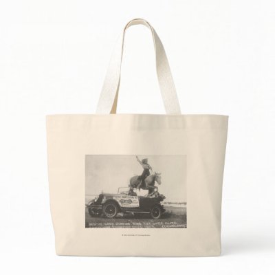 Bonnie Grey jumping her horse. Tote Bags by uwahc