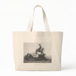 Bonnie Grey jumping her horse. bags