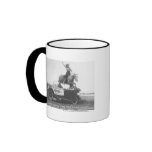 Bonnie Grey jumping her horse. Coffee Mugs