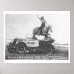 Bonnie Grey jumping her horse.