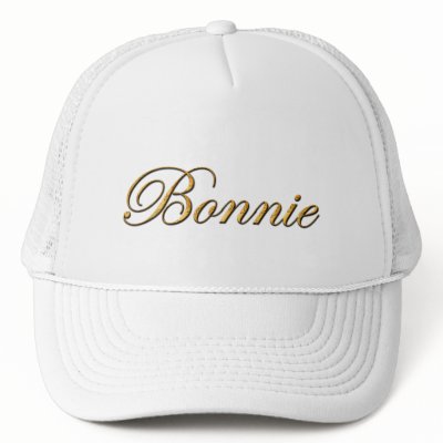 BONNIE Name Branded Personalised Gift Hat by NameBrandGifts