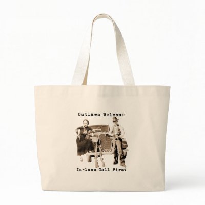 Bonnie Parker & Clyde Barrow Bags by debzmoss