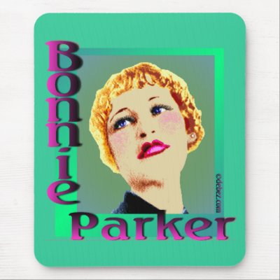 Bonnie Parker Mousepads by debzmoss