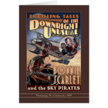 Bonnie Scarlet & the Sky Pirates Greeting Card