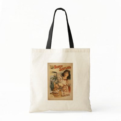 Bonnie Scotland, at 'Paldy's Fair' Vintage Theatre Canvas Bag by photochrom