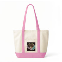 Bonnie The Ferret Flower Canvas Bag