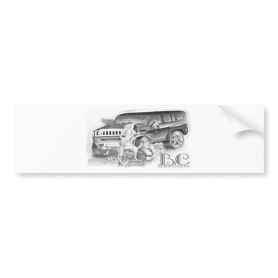 Bonny n Clyde Bumper Sticker by mykinkykitchen