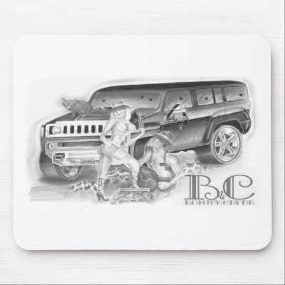 Bonny n Clyde Mousepads by mykinkykitchen