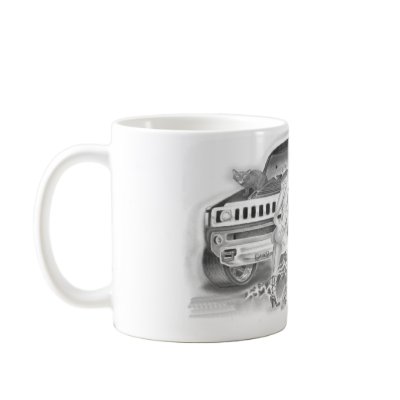 Bonny n Clyde Coffee Mugs by mykinkykitchen