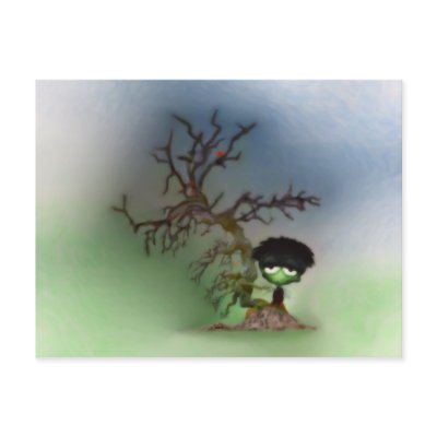 Bonsai Boy Post Cards by ticklemonkey