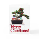Bonsai Christmas Tree Greeting Card