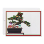 Bonsai Christmas Tree invitations