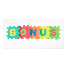 Bonus Customized Photo Card
