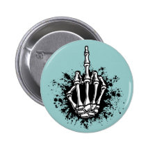Bony Bird Pinback Button